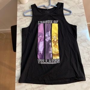 League of villains mha men’s tank top